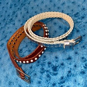 BUNDEL 2 THIN WAIST BELTS